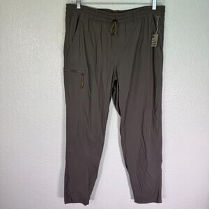 REI Trailmade Joggers Mens Large Trail Pant Hike Camp Outdoor Pants UPF 50 Grey